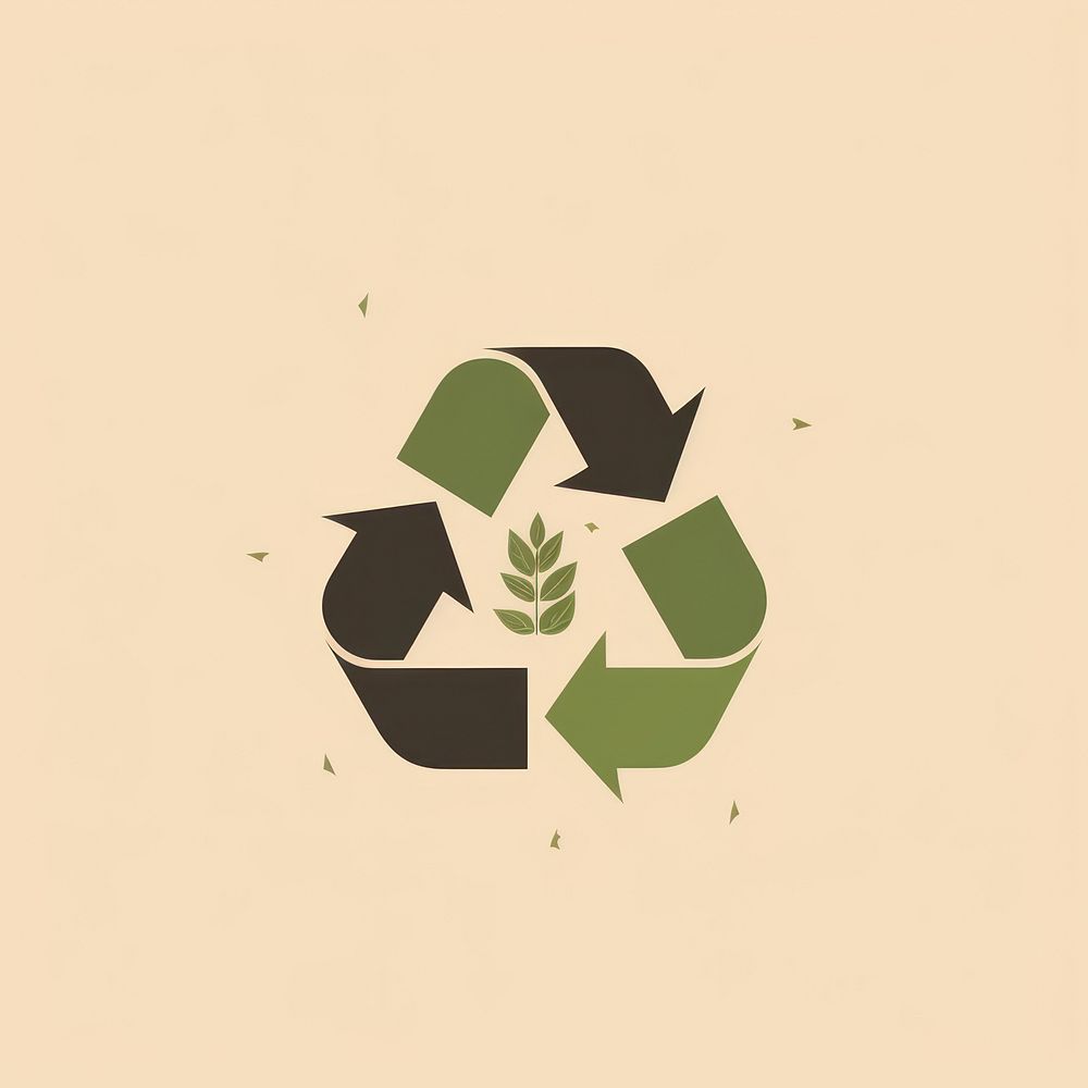 Recycle icont circle symbol shape.
