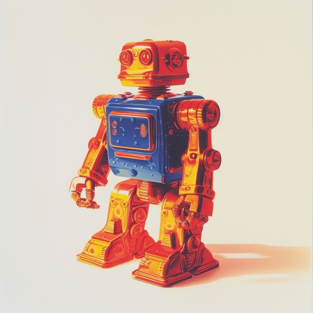 Robot machine toy technology.