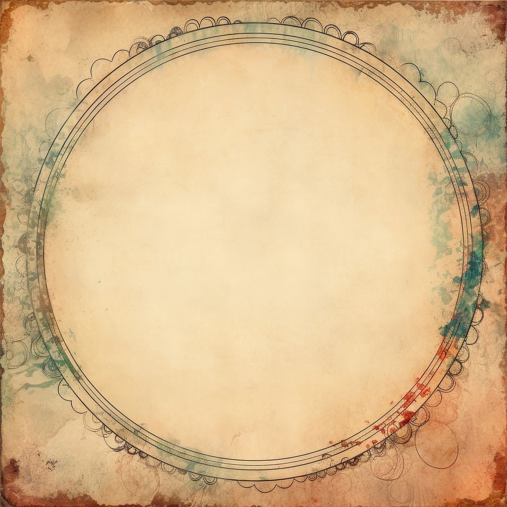 Journal backgrounds circle frame.