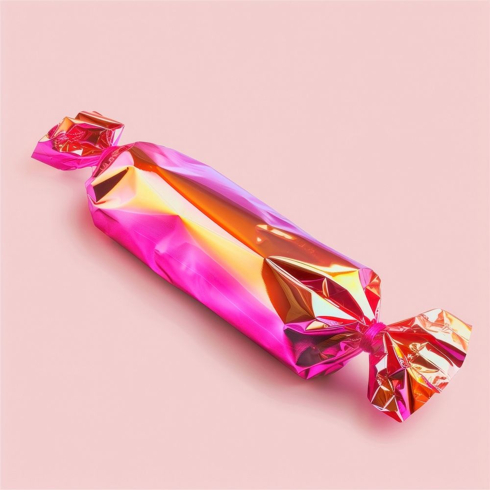 Candy in a wrapper confectionery food aluminium.