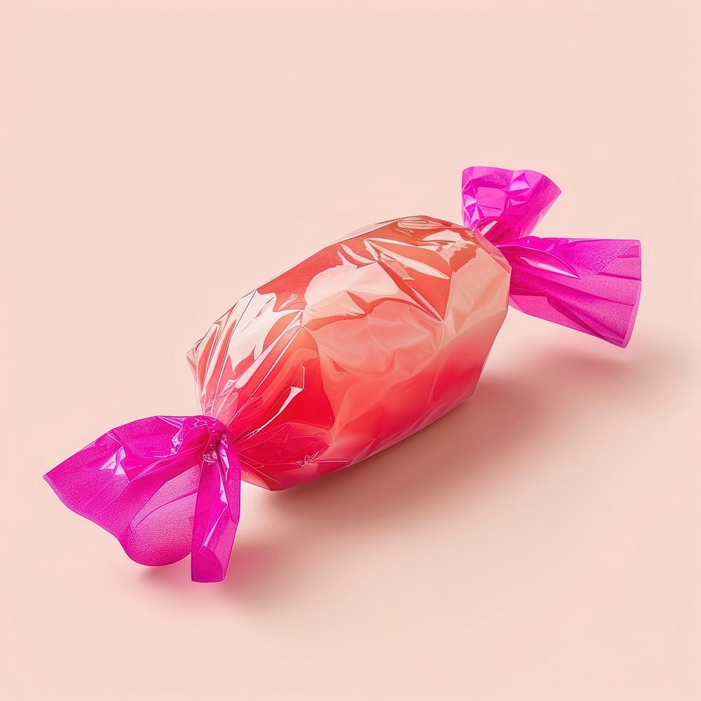 Candy in a wrapper confectionery food lollipop.