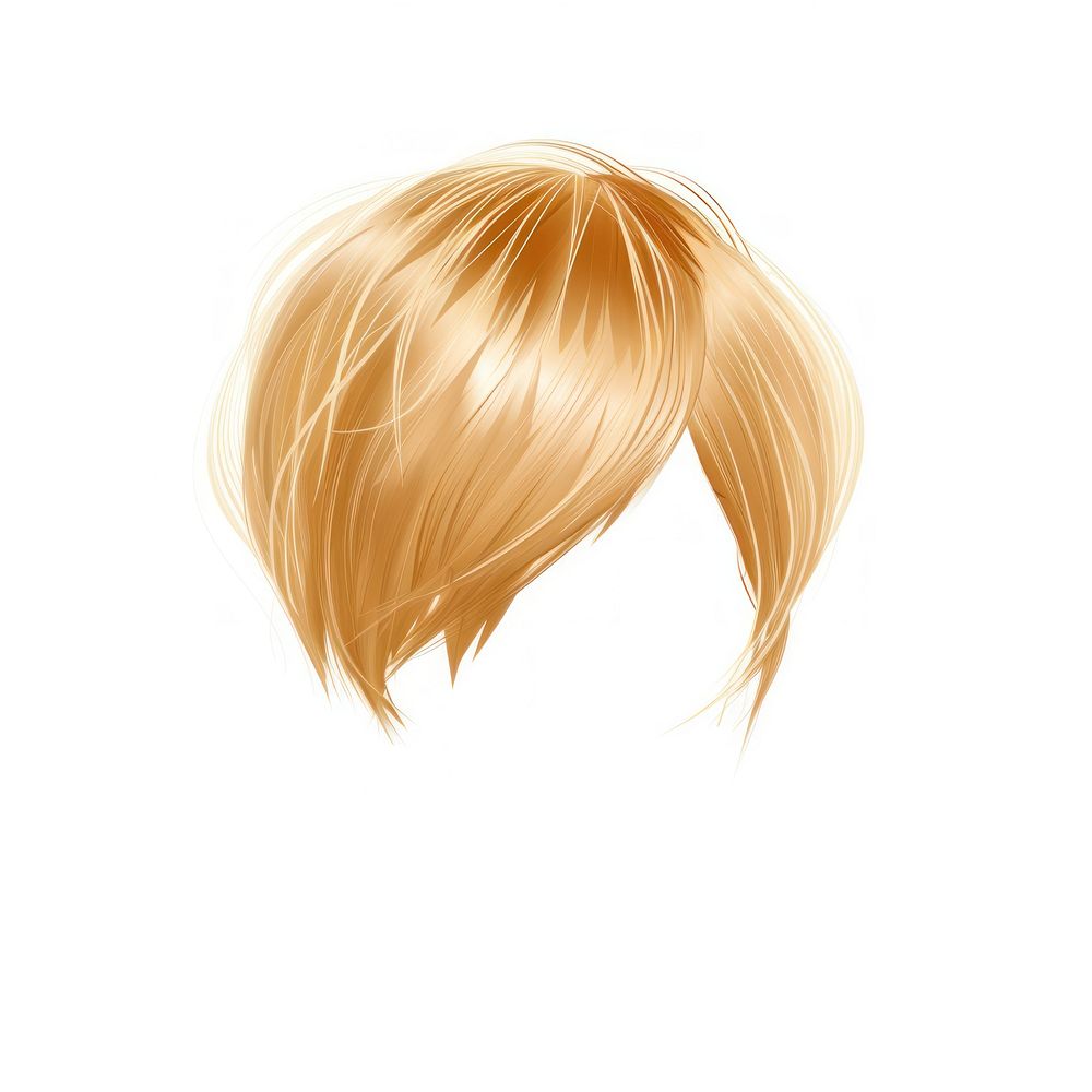 Hairstyle portrait blonde adult.