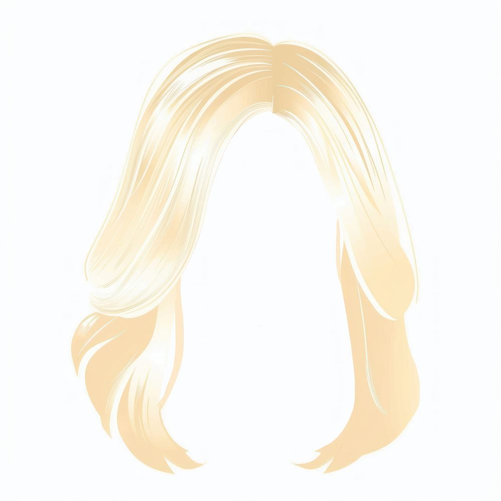 Hairstyle portrait blonde photo.