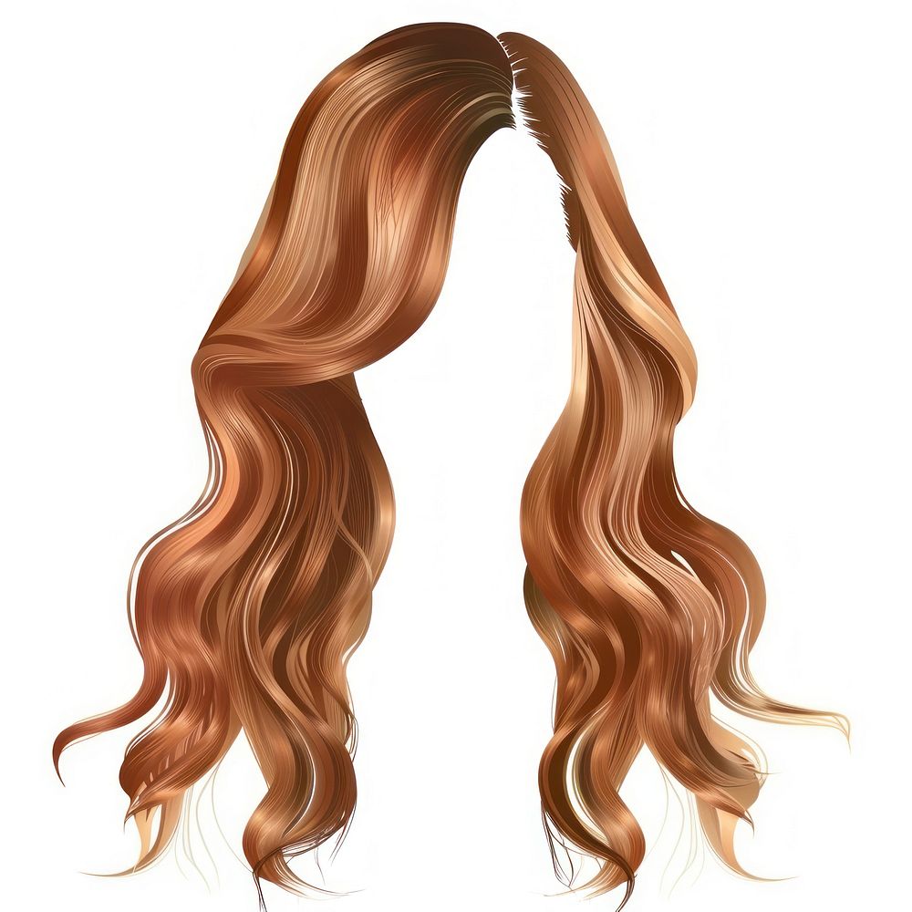 Hairstyle adult face white background.