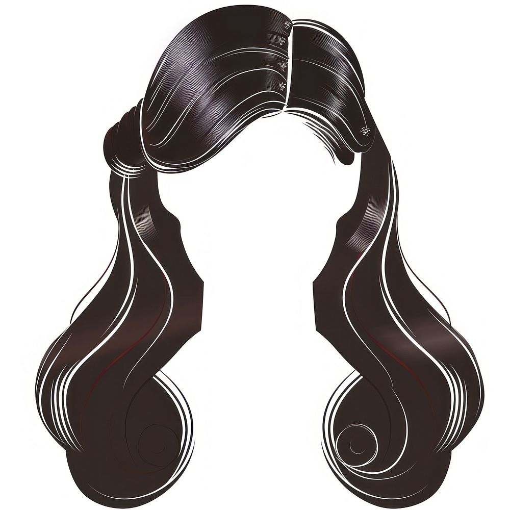 Woman indian hairstlye hairstyle white background accessories.