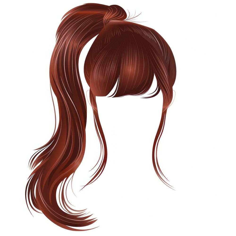 Hairstyle adult face wig.