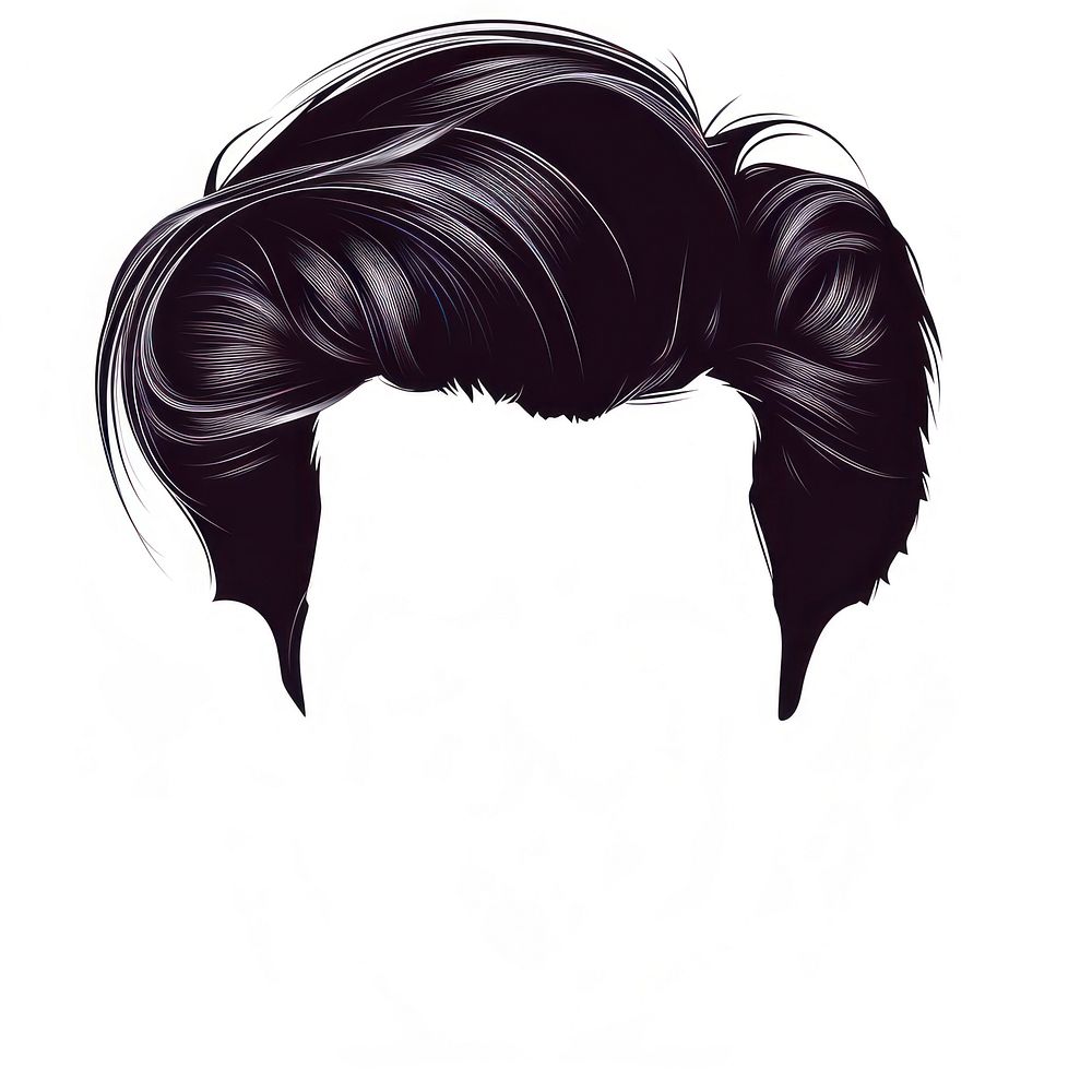 Man the duke hairstyle adult white background.