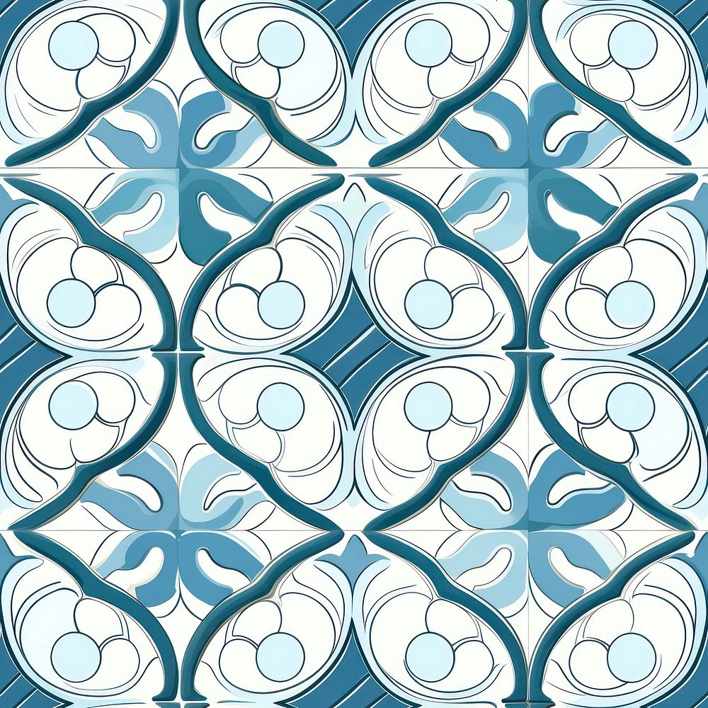 Tiles of river pattern backgrounds art repetition.