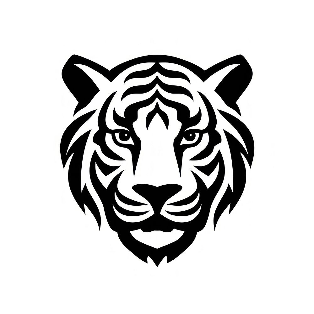 Tiger tiger logo icon wildlife animal mammal.