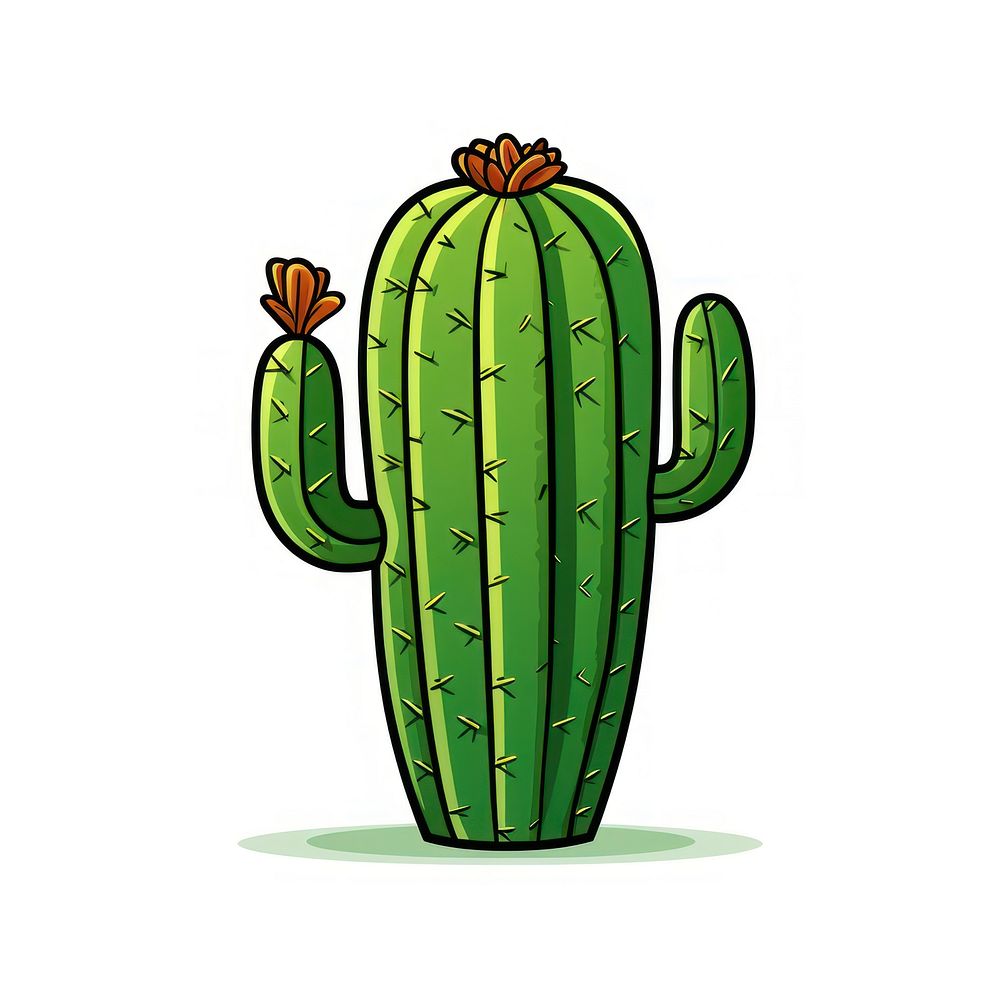 Cactu cactus cartoon drawing.