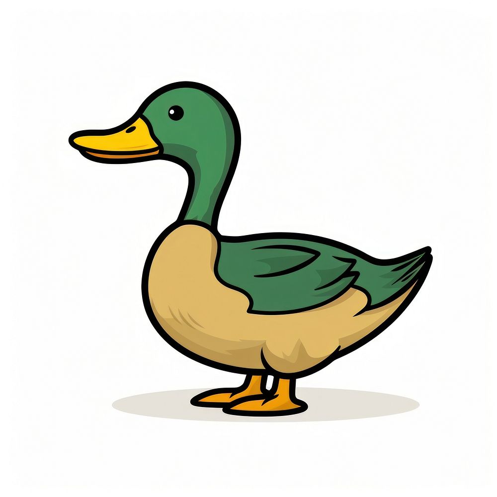 Duck Clip art cartoon animal bird.