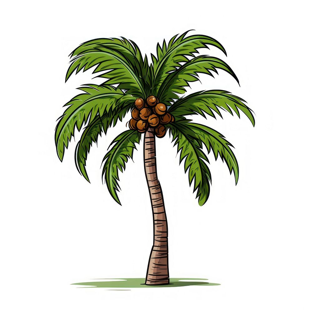 Palm tree Clipart cartoon drawing plant.