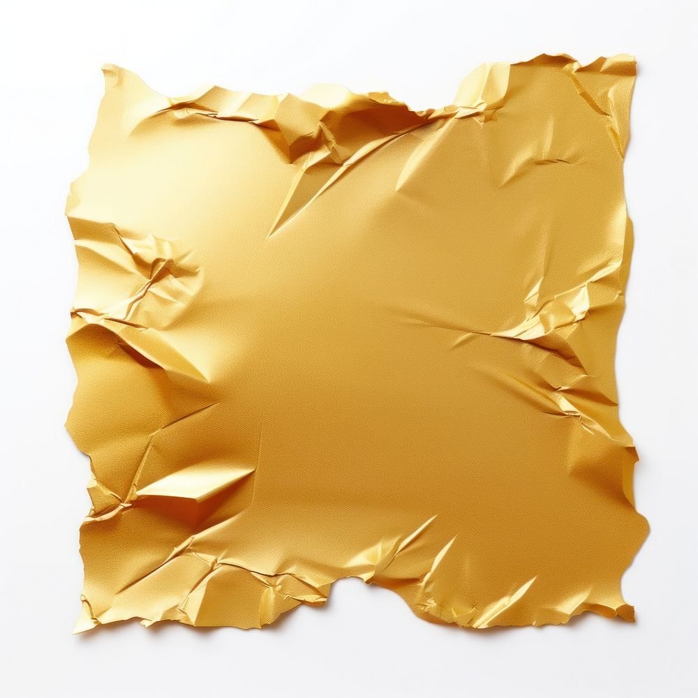 Gold paper backgrounds torn.