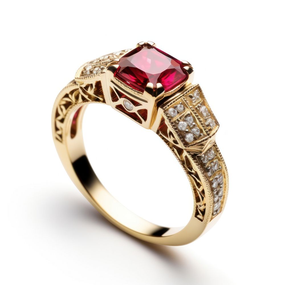 Ruby Ring with Diamonds ring jewelry diamond.