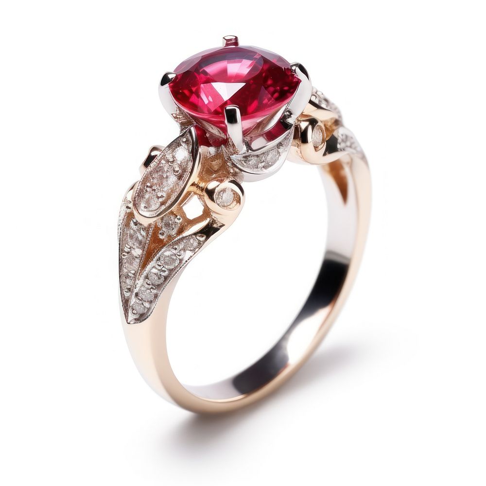 Ruby Ring with Diamonds ring gemstone jewelry.