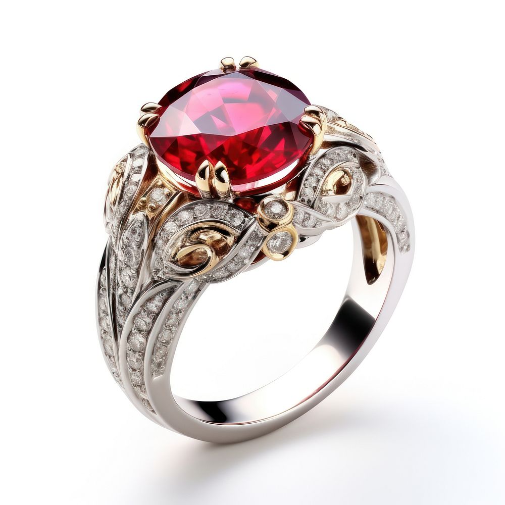 Ruby Ring with Diamonds ring jewelry diamond.