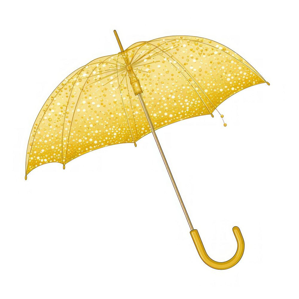 PNG Umbrella icon umbrella yellow white background.