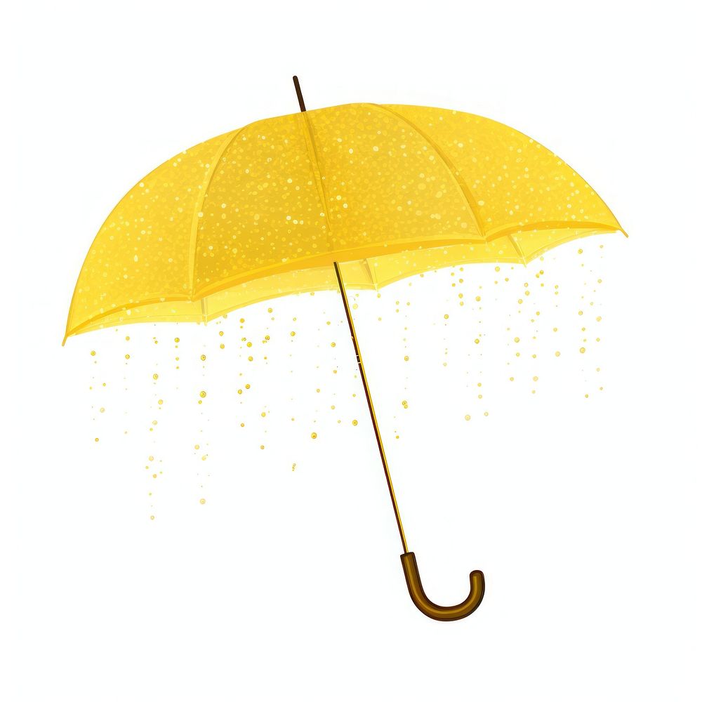 PNG Umbrella icon umbrella yellow white background.
