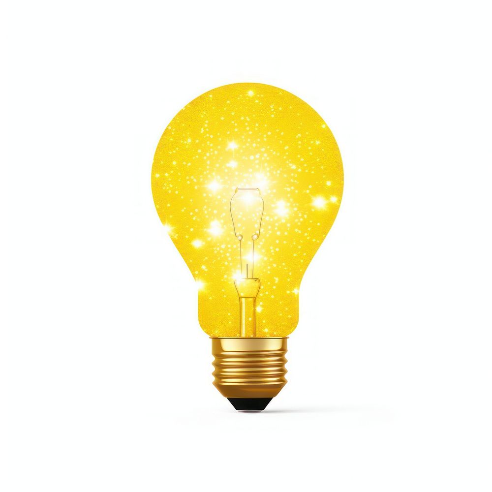 Light bulb icon light lightbulb yellow.