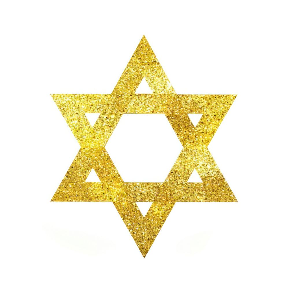 Hexagram icon yellow symbol shape.