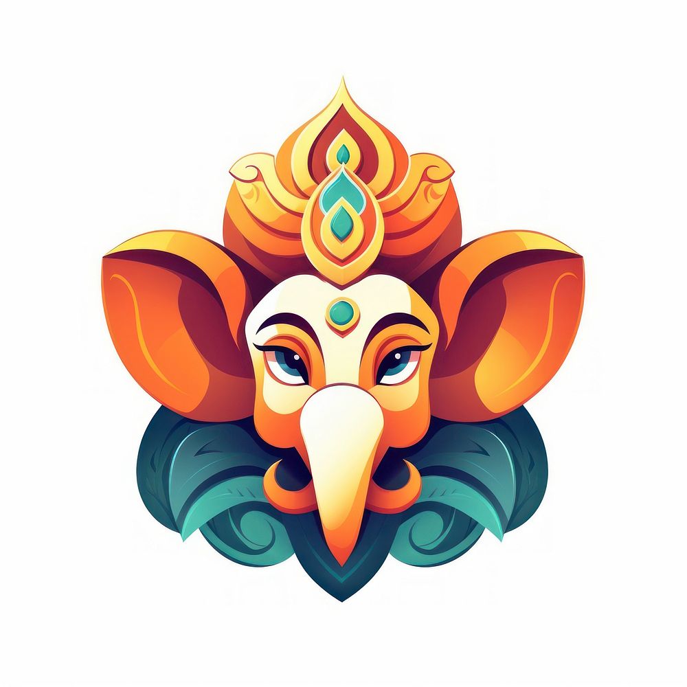 Ganesha representation accessories illustrated.