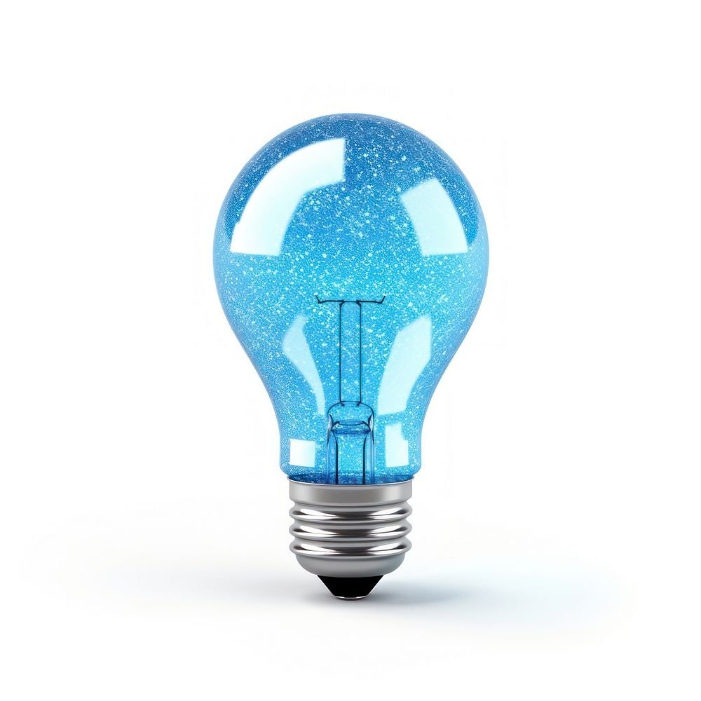 Light bulb icon light lightbulb blue.