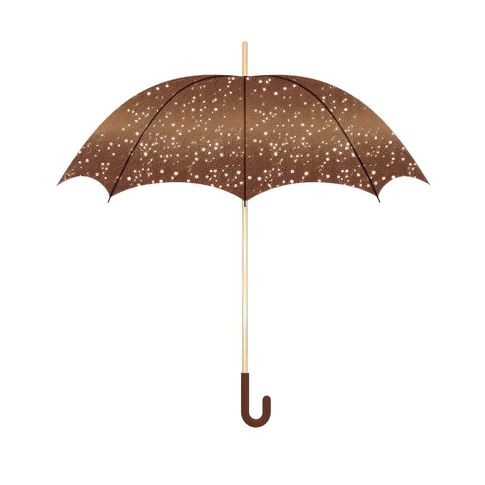 PNG Umbrella icon umbrella brown white background.
