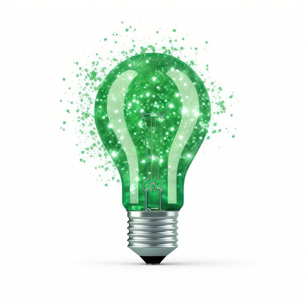 Light bulb icon light lightbulb green.