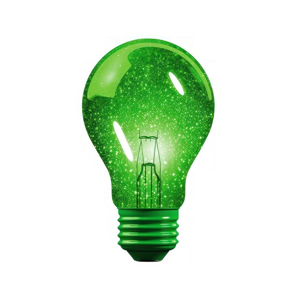 Light bulb icon light green lightbulb.