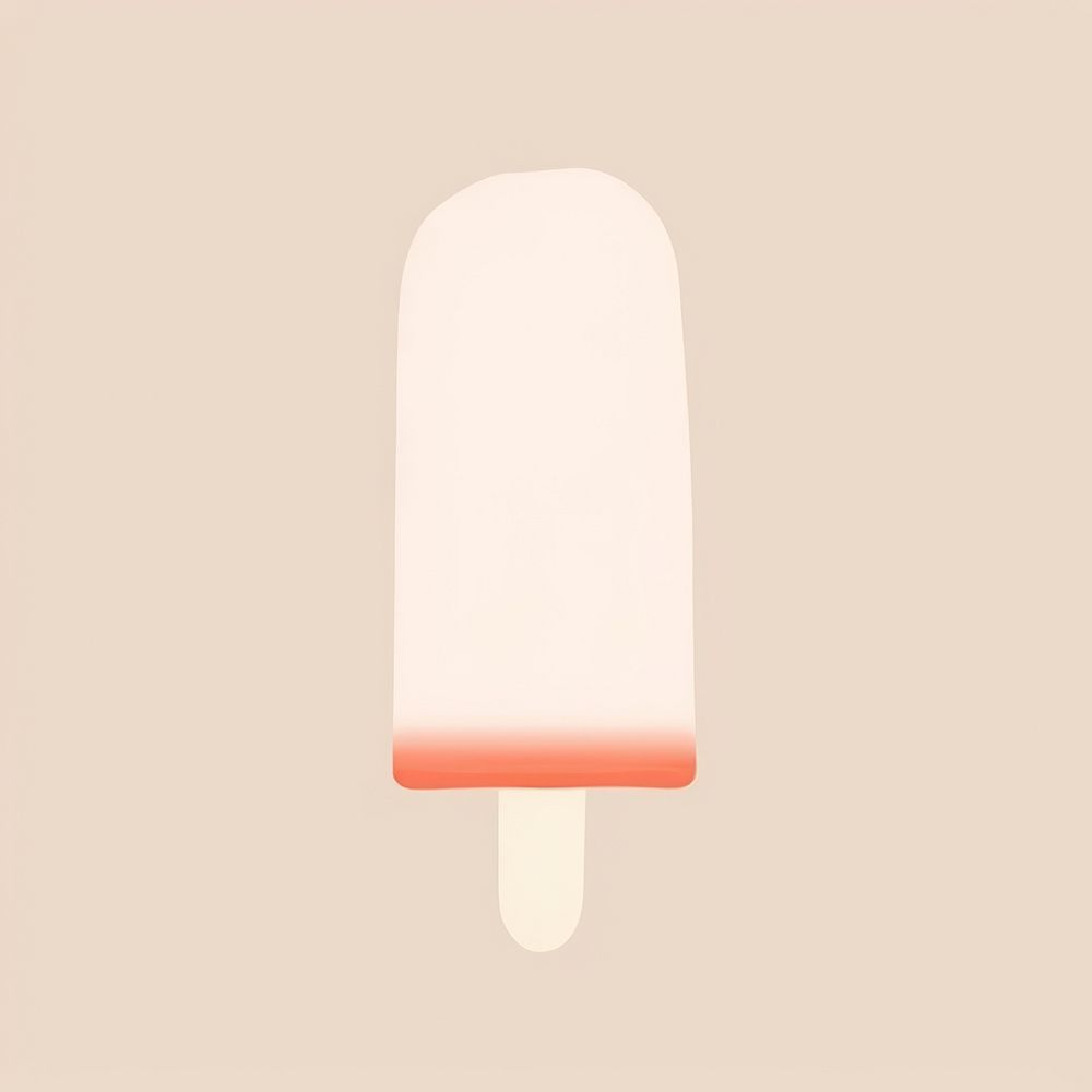 Illustration of a simple ice cream food dessert gelato.