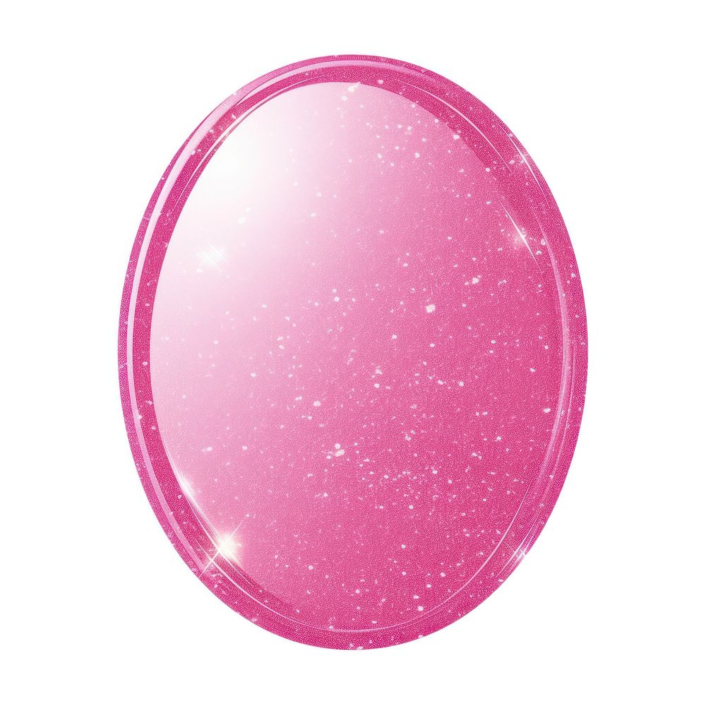 Oval icon glitter shape pink. | Free Photo Illustration - rawpixel