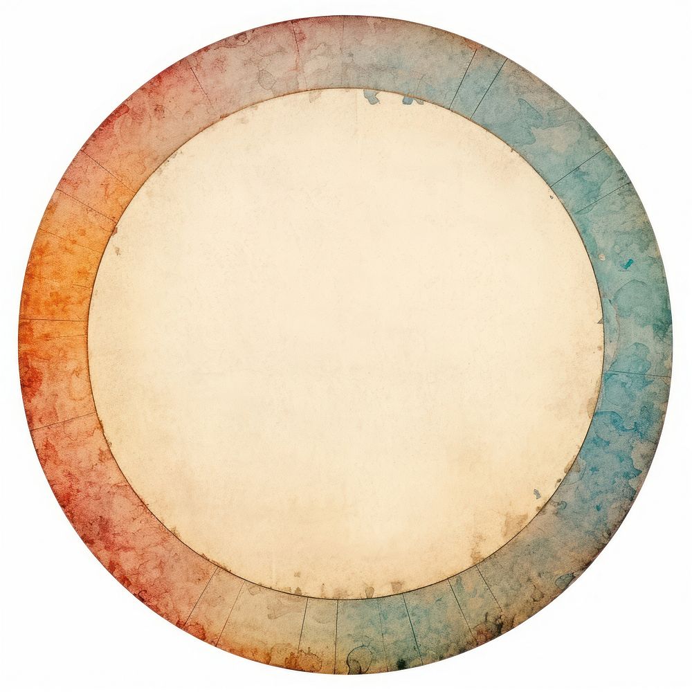 Vintage collage circle frame backgrounds paper white background.