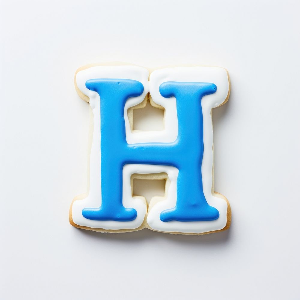 Food alphabet cookie letter.
