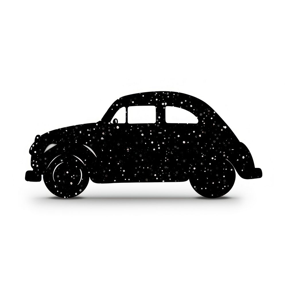 Black color car icon vehicle wheel white background.