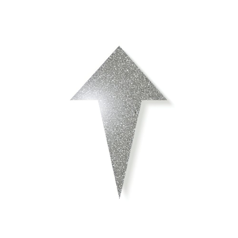 Gray color arrow icon symbol shape white background.