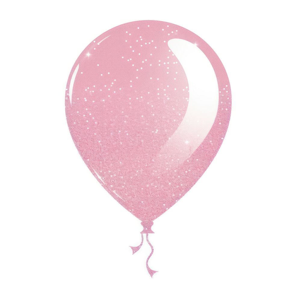 Pink color balloon icon transportation celebration anniversary.