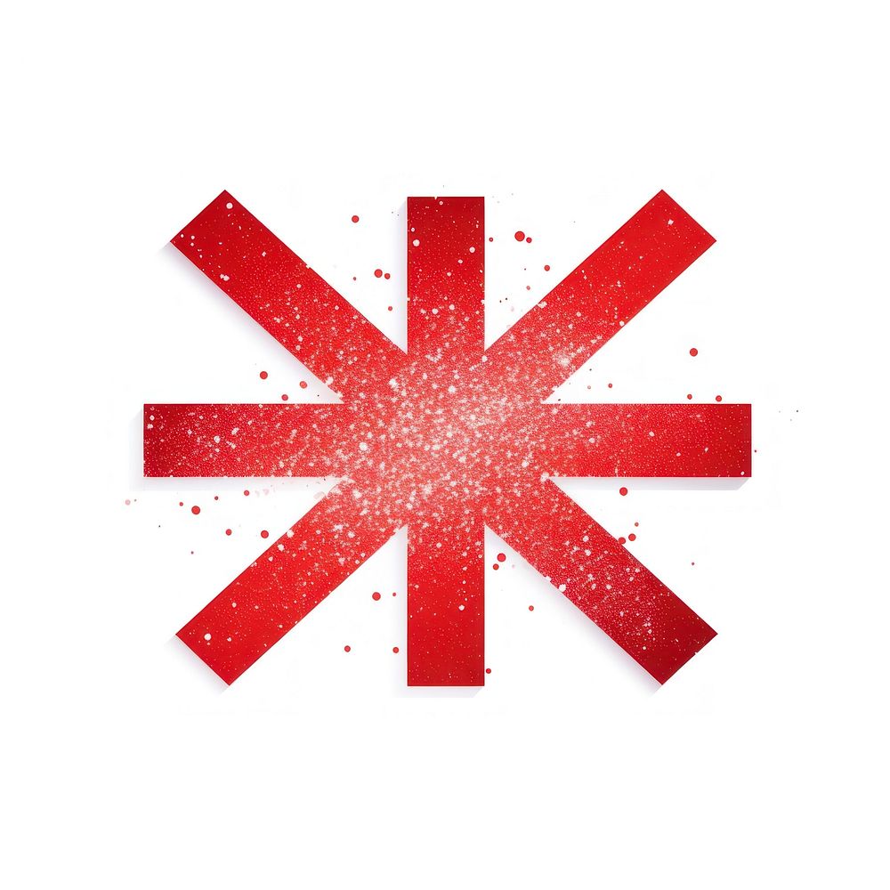 Red color hashtag icon symbol shape logo.