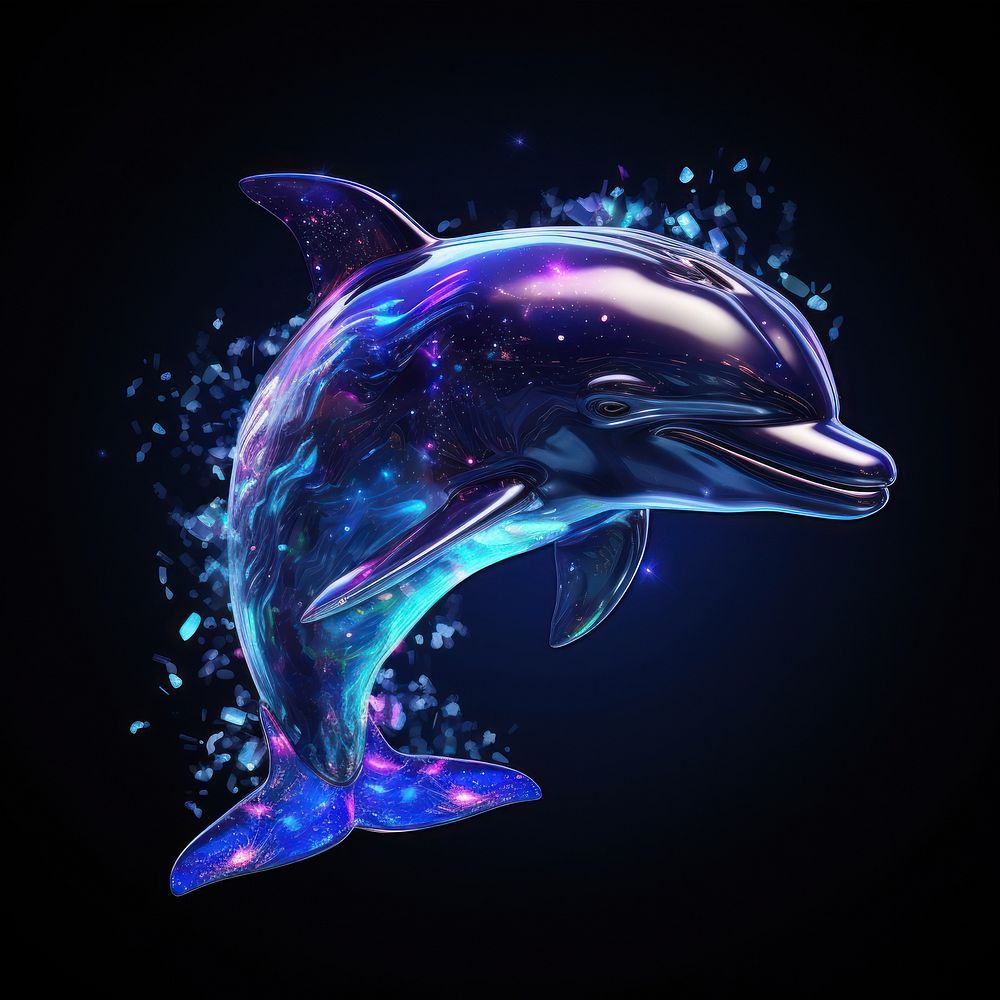 Dolphin animal mammal fish.
