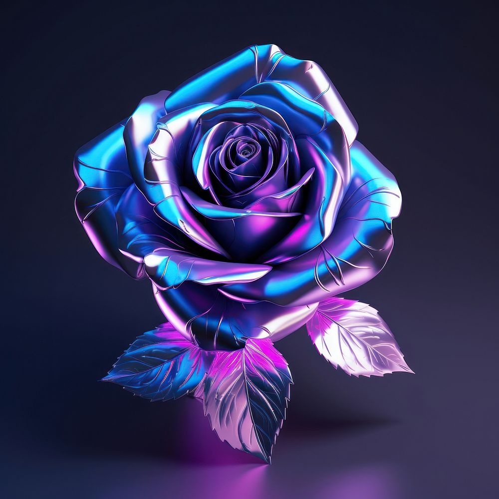 Rose violet flower light.