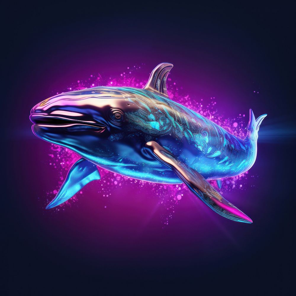 Whale whale dolphin animal. | Premium Photo Illustration - rawpixel