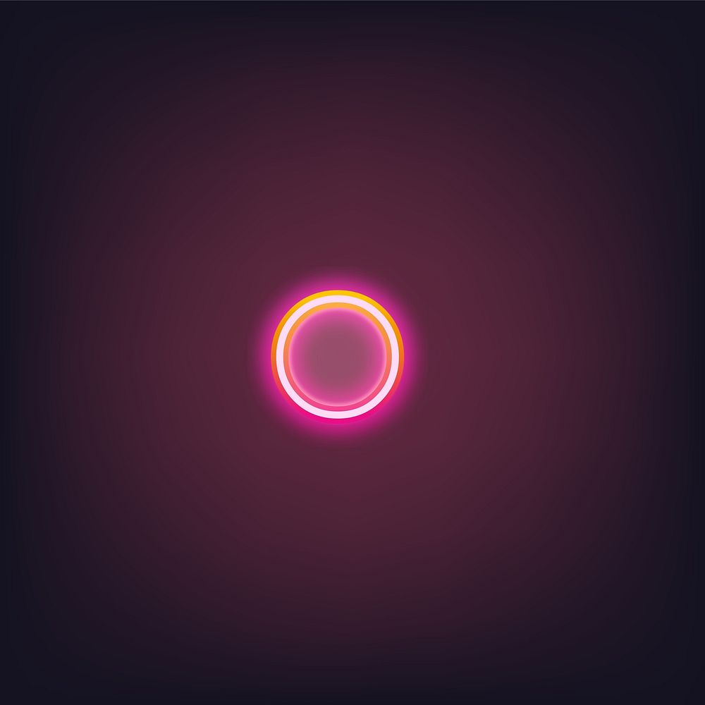 dot pink neon illustration