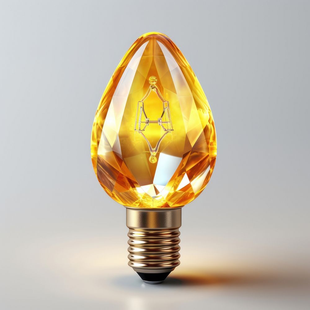 White yellow light bulb and yellow lightbulb lamp electricity.