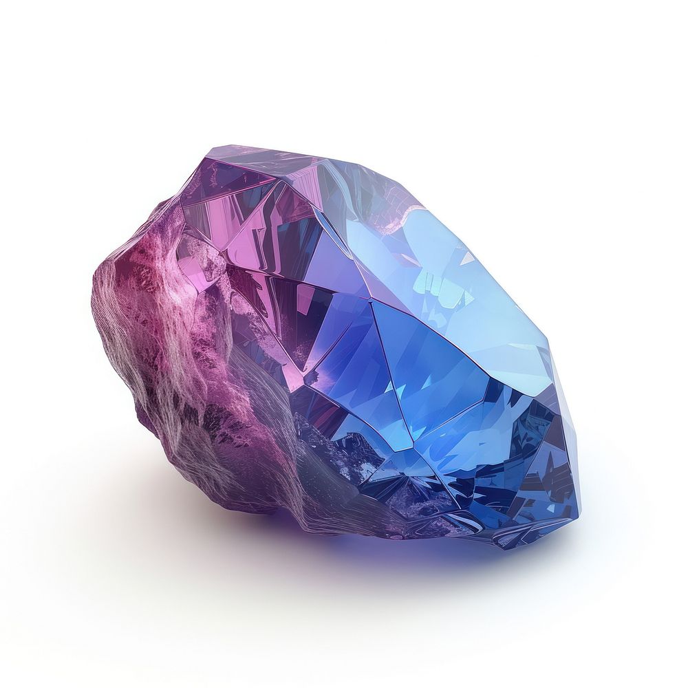 Blueberry gemstone crystal amethyst.