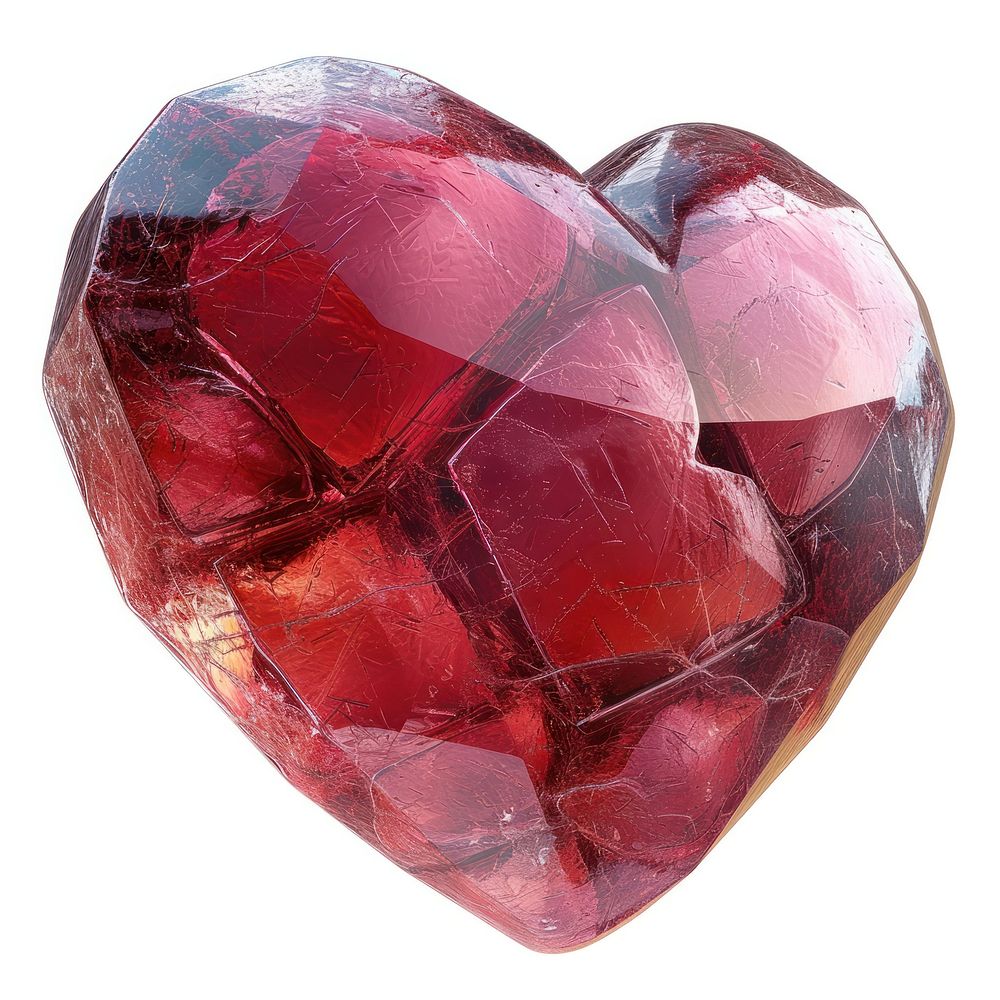 Broken heart gemstone crystal jewelry.