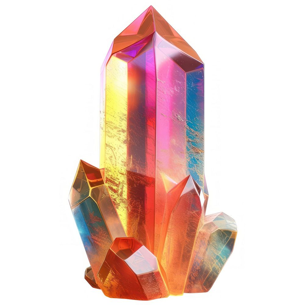 Candle crystal gemstone mineral.