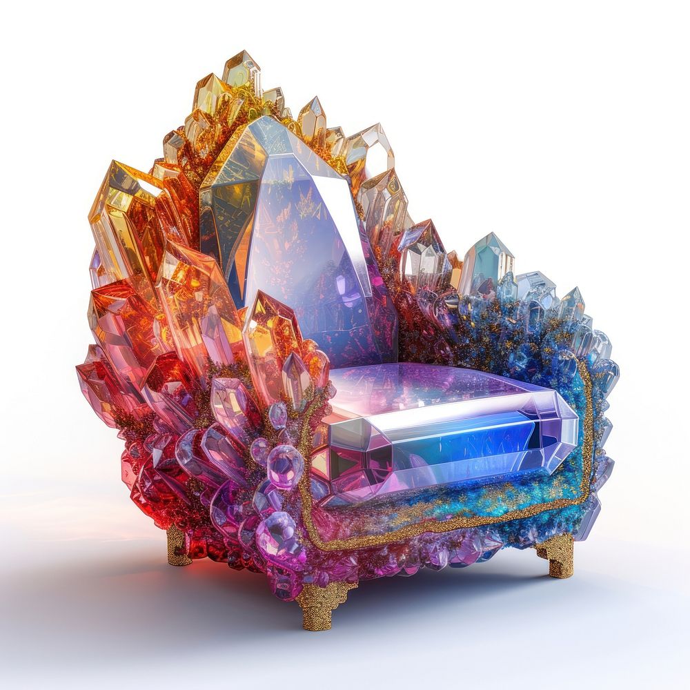 Chair gemstone crystal mineral.