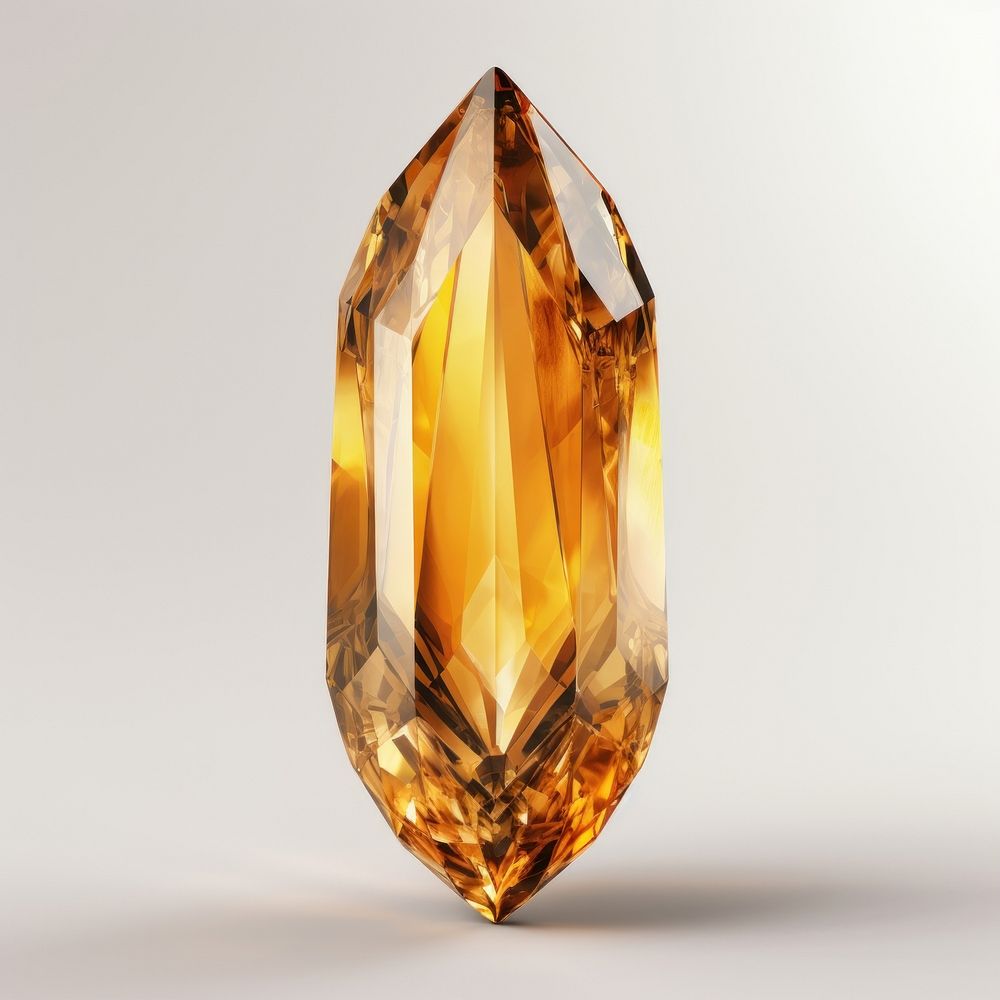 Gold shield gemstone crystal jewelry.