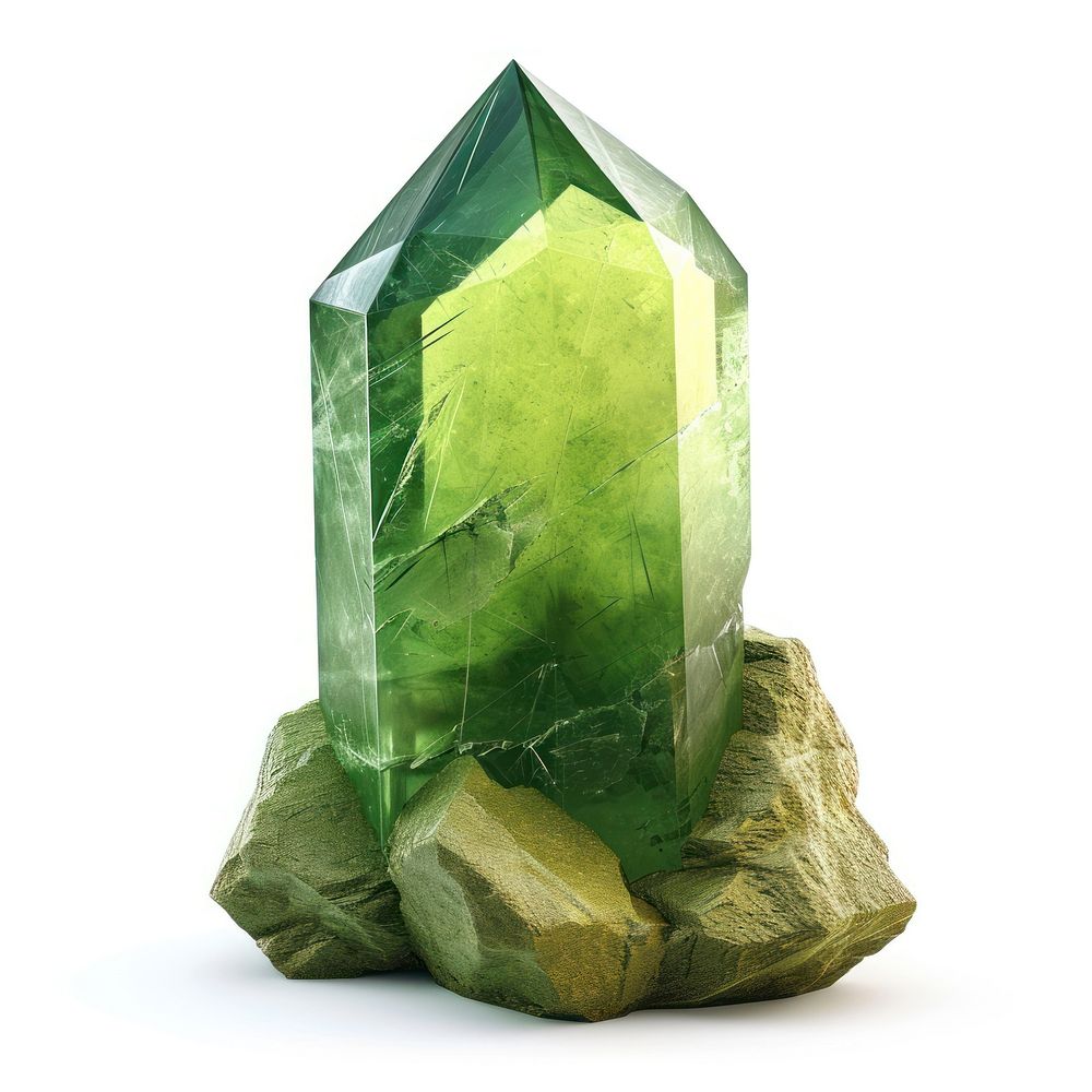 Lime gemstone crystal mineral.