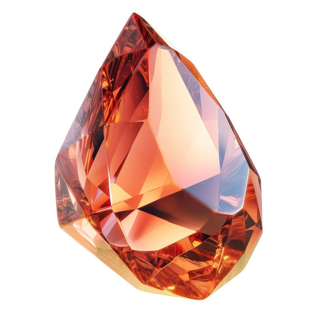Peach gemstone crystal mineral.