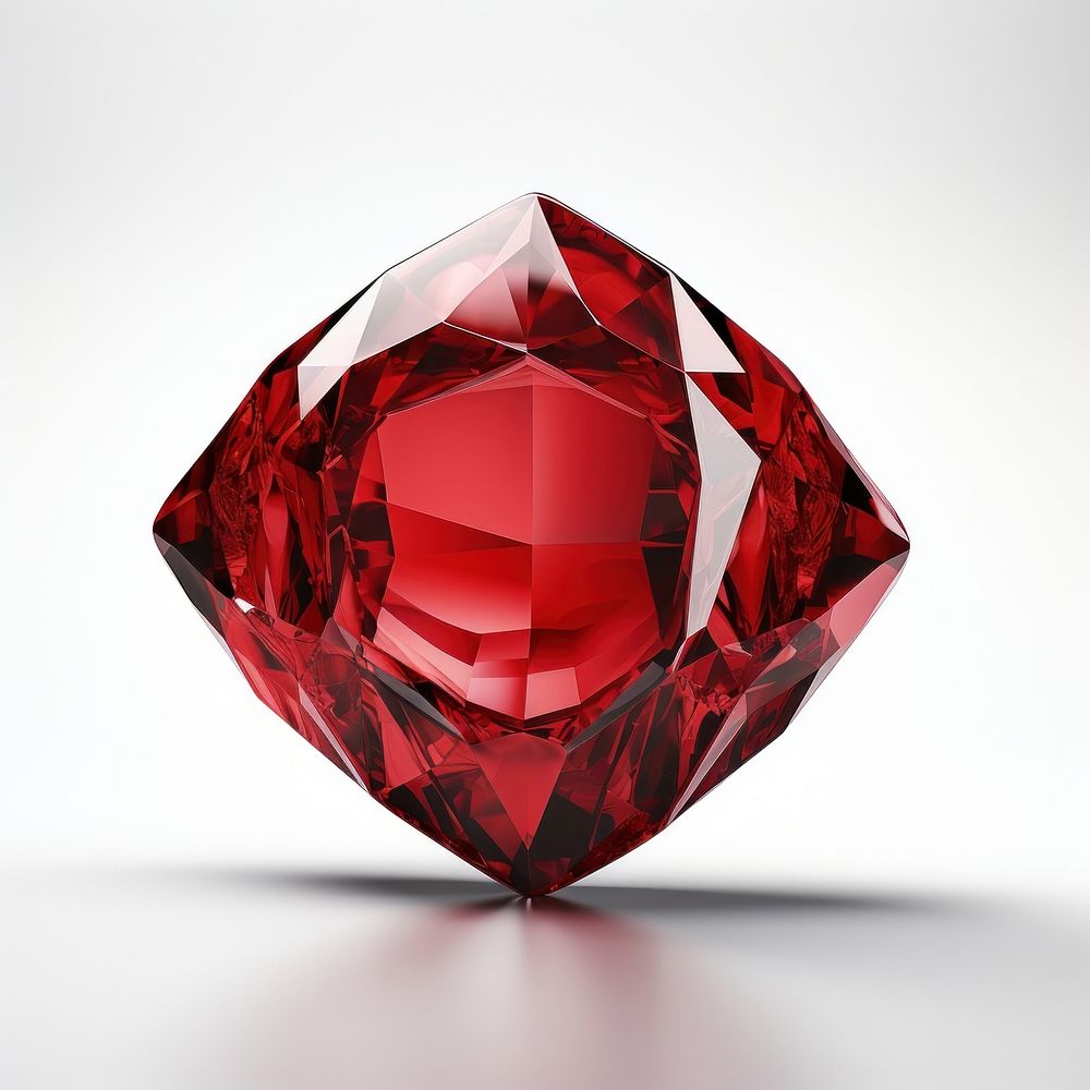 Red mouth gemstone jewelry diamond.